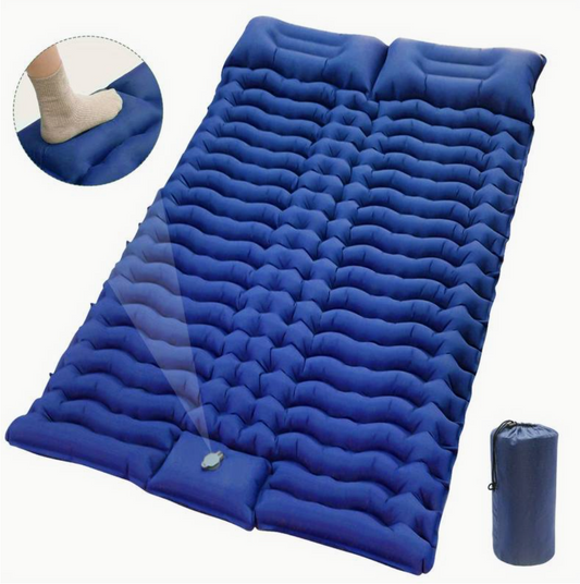 Matelas de camping double autogonflant